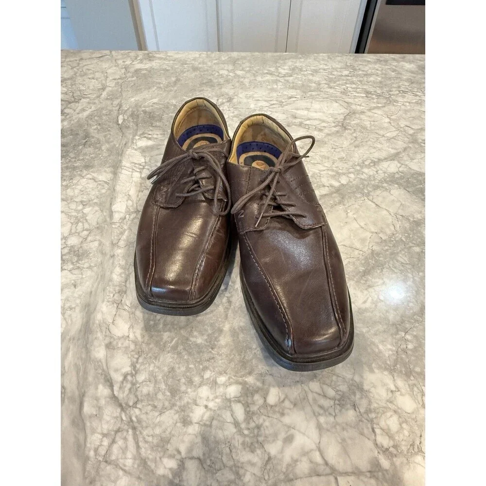 Nunn Bush Men’s Brown Leather Oxford Lace Up Shoes Size 11.5m 11 1/2